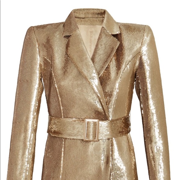 RETROFETE JOAN DRESS GOLD SEQUINED - Picture 2 of 5